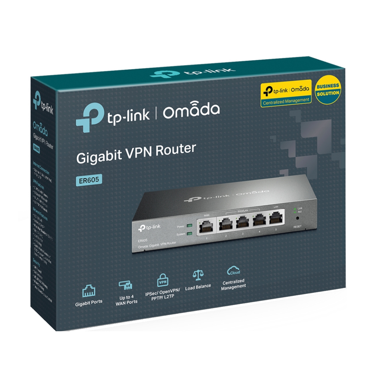 TP-Link ER605 Omada Gigabit VPN Router Package
